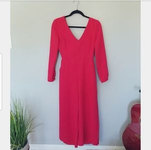 Aritzia Wilfred Red Jumpsuit Size 4
